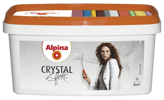 Alpina Crystal Effekt Золото, серебро и глитцер 1л