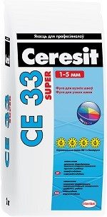 Ceresit СЕ 33 Super. Фуга для заполнения узких швов